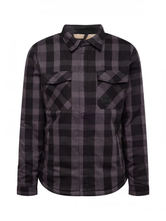Foto van product Vintage Industries Tussenjas 'Craft' stone grey / zwart