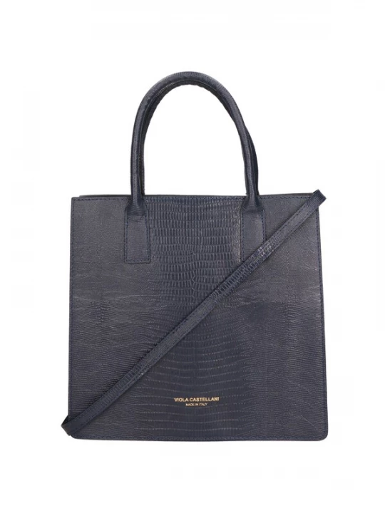 Foto van product Viola Castellani Handtas donkerblauw / goud