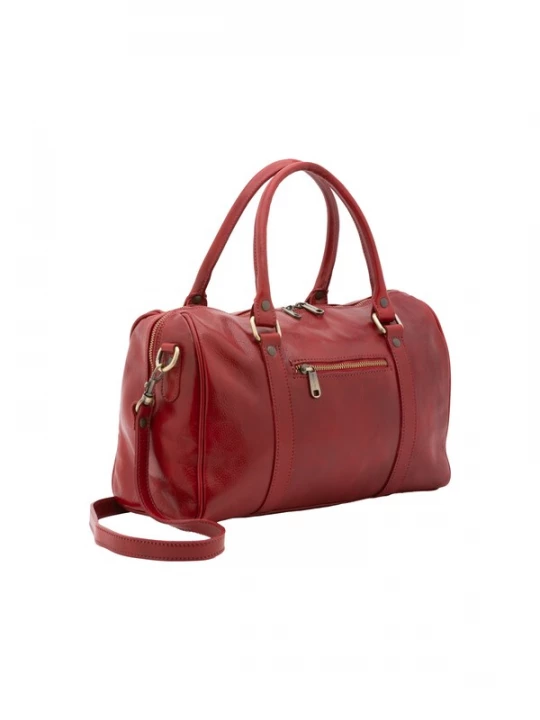 Foto van product Viola Castellani Handtas 'BOWLER' rood