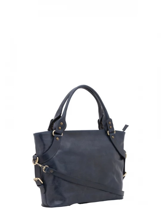 Foto van product Viola Castellani Handtas donkerblauw / goud