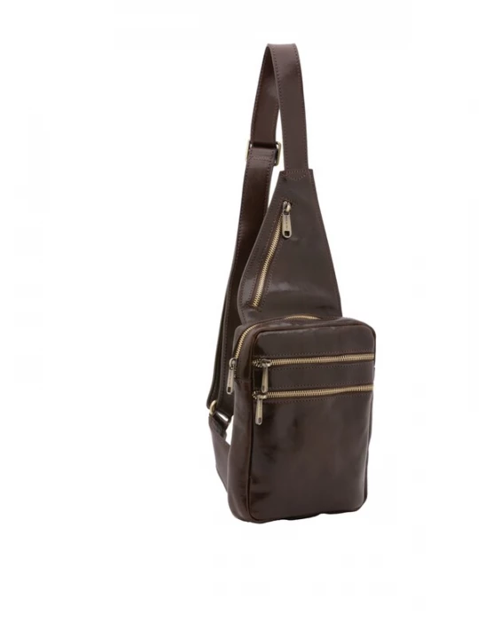 Foto van product Viola Castellani Schoudertas chocoladebruin