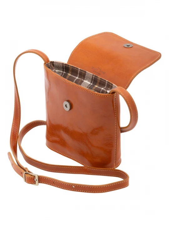 Foto van product Viola Castellani Schoudertas cognac