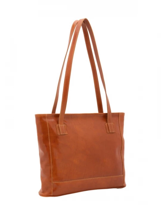 Foto van product Viola Castellani Schoudertas cognac