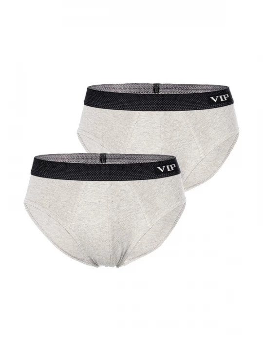 Foto van product VIP Slip ' Premium Jersey Stretch ' lichtgrijs / grijs gemêleerd