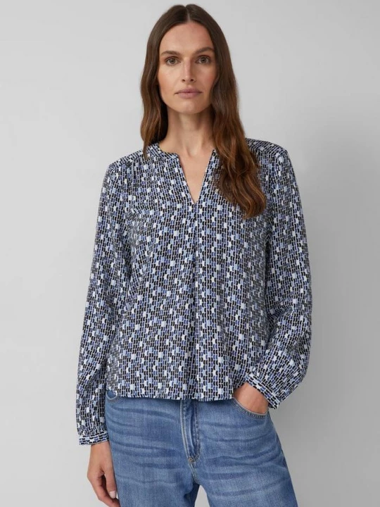 Foto van product Viscose blouse met all-over print s.Oliver