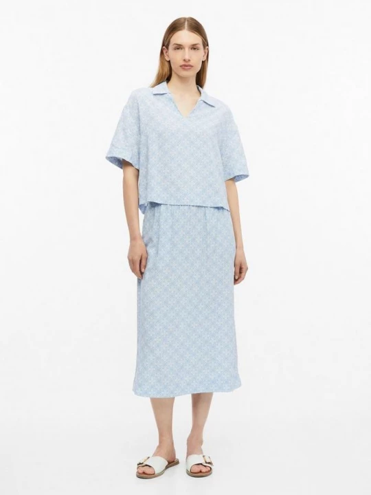 Foto van product Viscose midirok met steekzakken s.Oliver