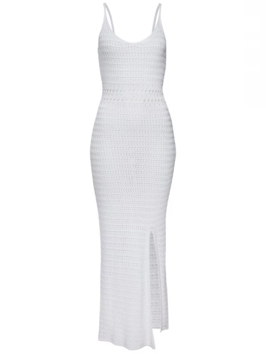 Foto van product VIVANCE Gebreide jurk wit