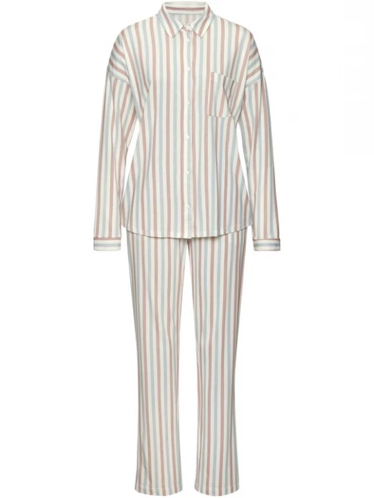 Foto van product VIVANCE Pyjama blauw / pink / wit