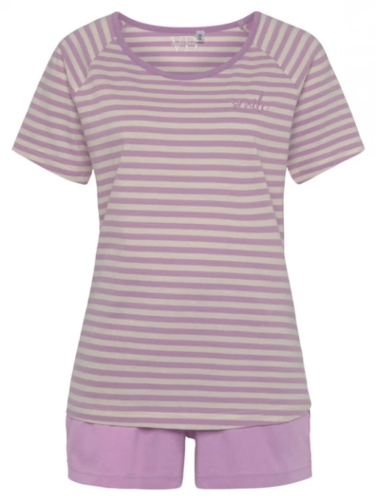 Foto van product VIVANCE Pyjama 'Dreams' crème / lila