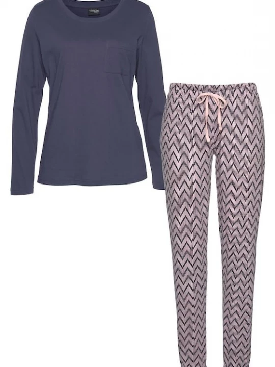 Foto van product VIVANCE Pyjama 'Dreams' donkerblauw