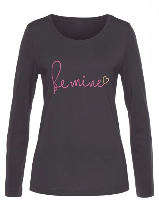 Foto van product VIVANCE Pyjama 'Dreams' grijs / lila / oranje / pink