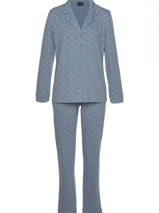 Foto van product VIVANCE Pyjama 'Dreams' lichtblauw / wit