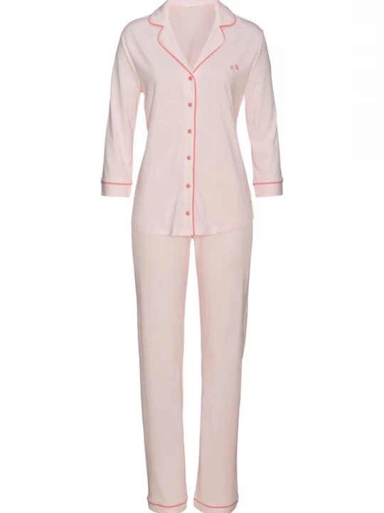 Foto van product VIVANCE Pyjama 'Dreams' lichtroze / donkerroze