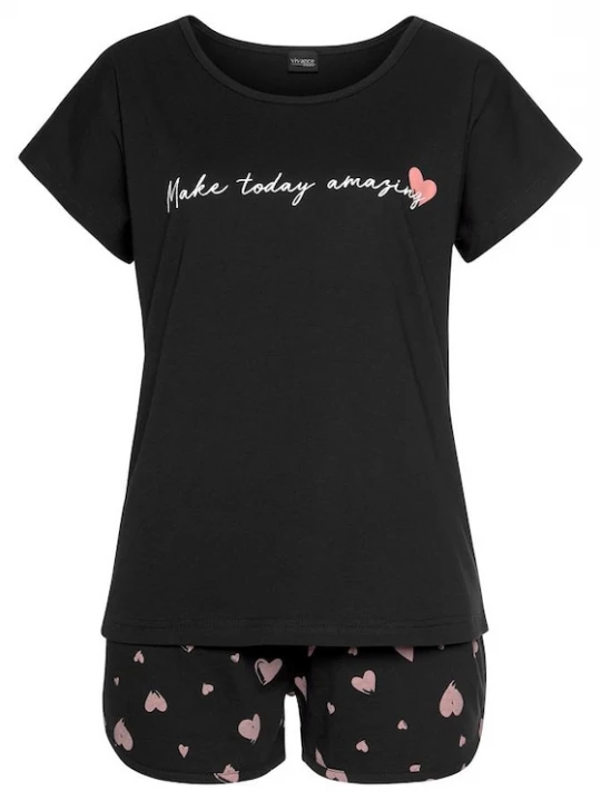 Foto van product VIVANCE Pyjama 'Dreams' zwart