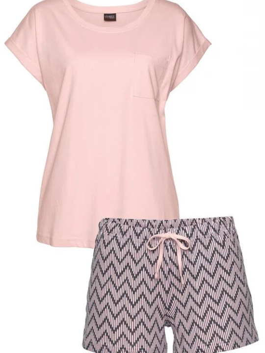 Foto van product VIVANCE Pyjama grijs / rosa