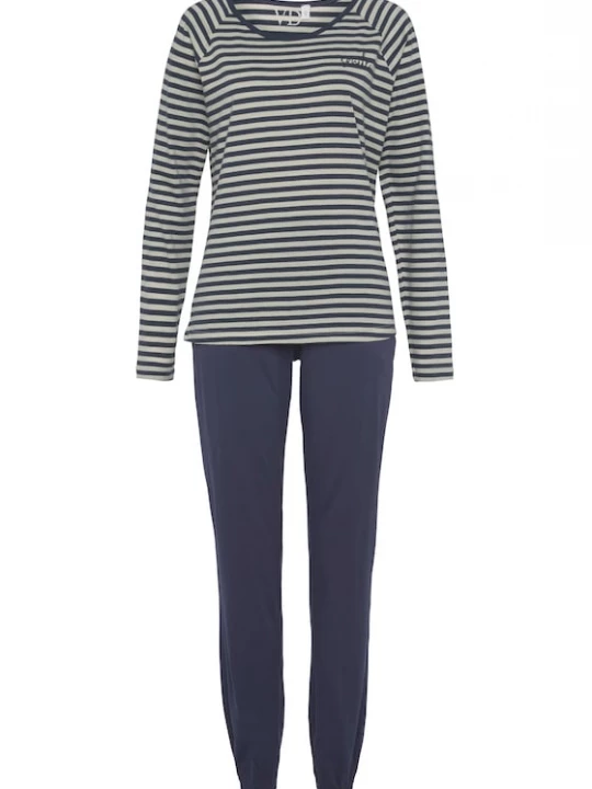 Foto van product VIVANCE Pyjama marine / wit