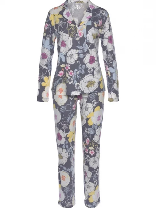 Foto van product VIVANCE Pyjama navy / gemengde kleuren