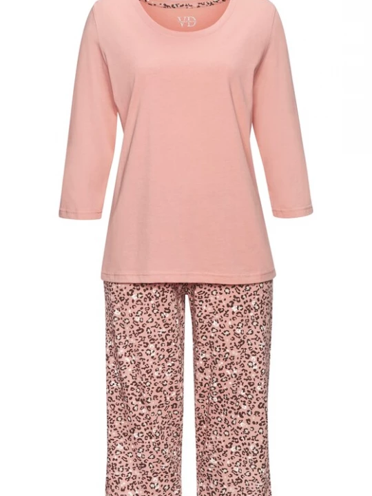 Foto van product VIVANCE Pyjama rosa / zwart / wit