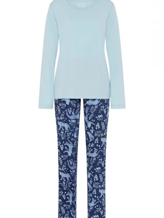 Foto van product VIVANCE Pyjama turquoise / lichtblauw / donkerblauw