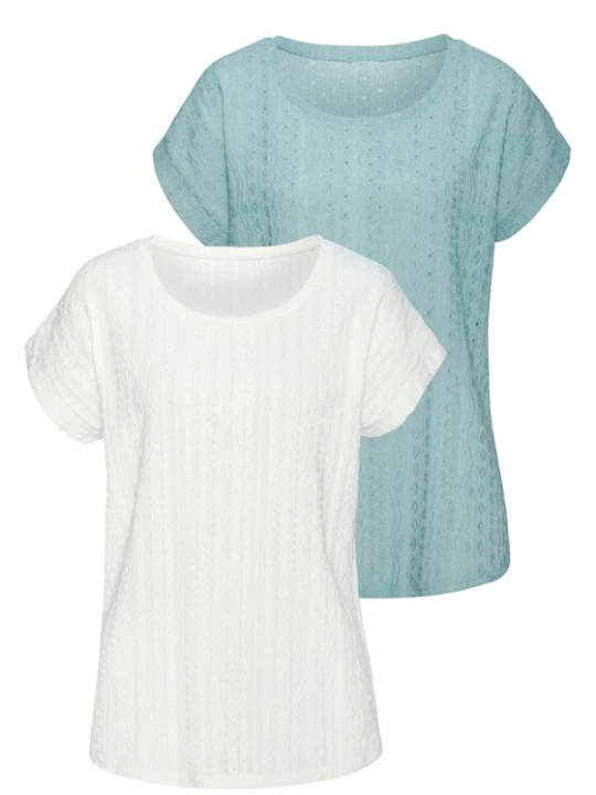 Foto van product VIVANCE Shirt blauw / wit