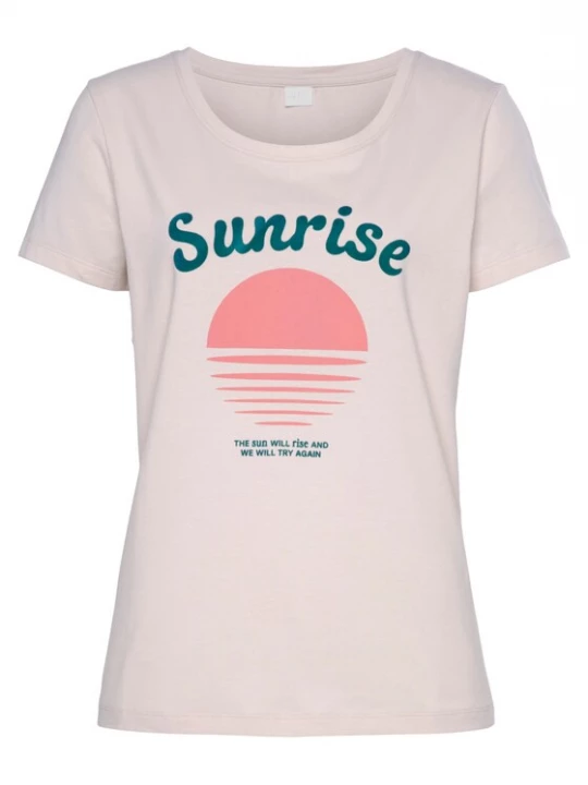 Foto van product VIVANCE Shirt crème / groen / pink