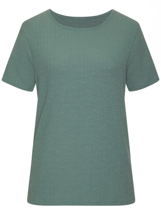 Foto van product VIVANCE Shirt donkergroen / zwart