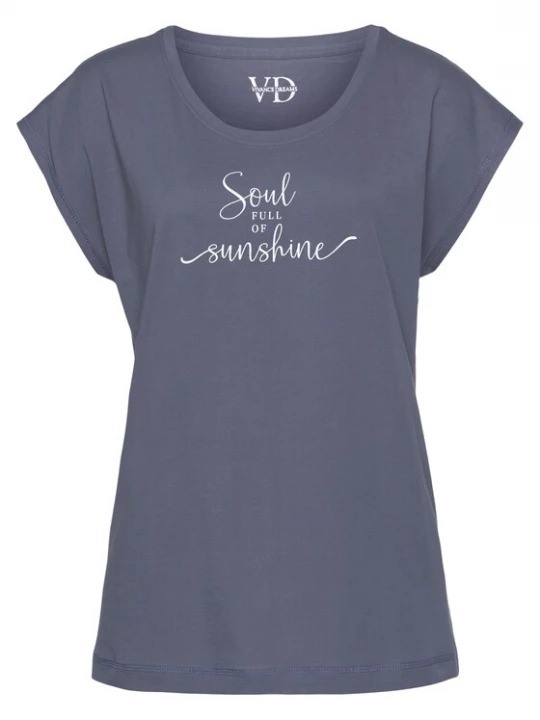 Foto van product VIVANCE Shirt duifblauw / wit