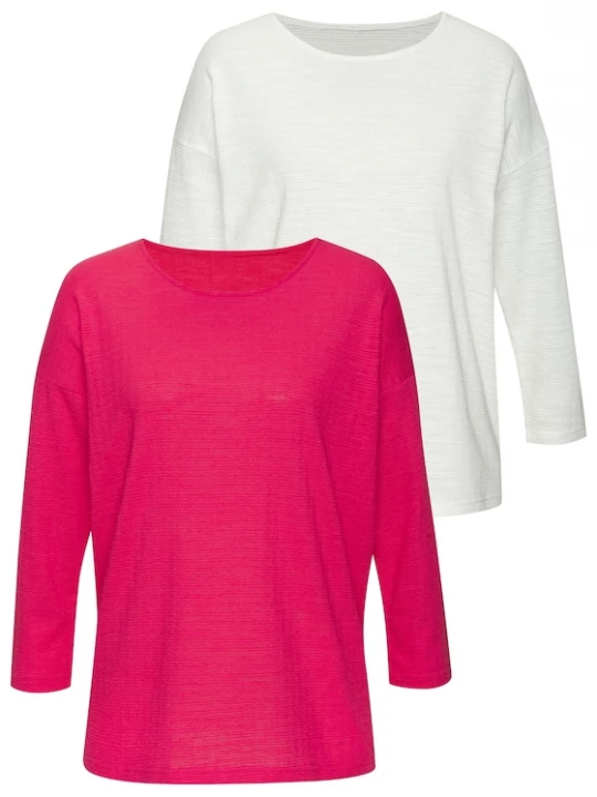 Foto van product VIVANCE Shirt fuchsia / wit