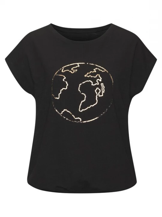 Foto van product VIVANCE Shirt goud / zwart