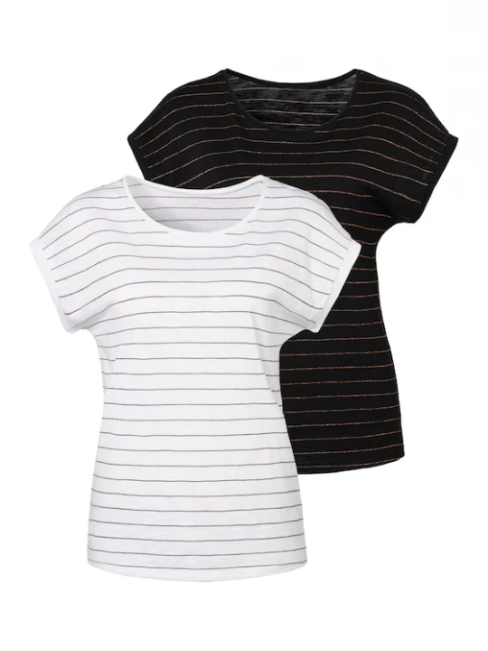 Foto van product VIVANCE Shirt goud / zwart / wit