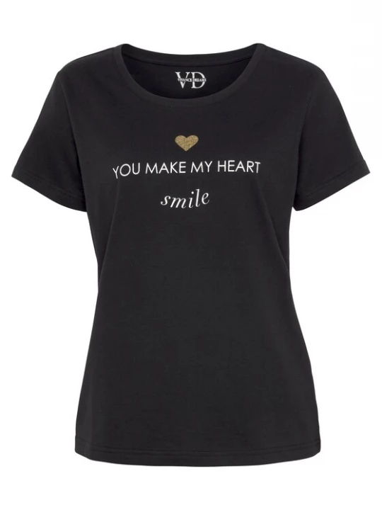 Foto van product VIVANCE Shirt goud / zwart / wit