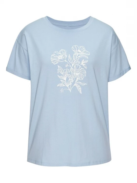 Foto van product VIVANCE Shirt lichtblauw / wit