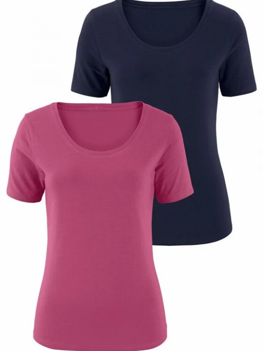 Foto van product VIVANCE Shirt marine / donkerroze