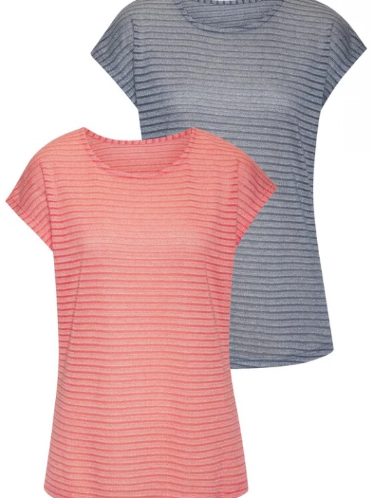 Foto van product VIVANCE Shirt navy / abrikoos