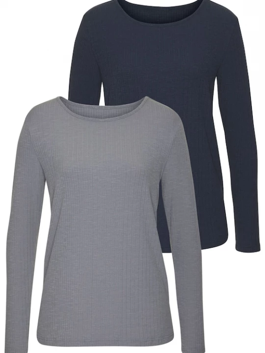 Foto van product VIVANCE Shirt navy / grijs