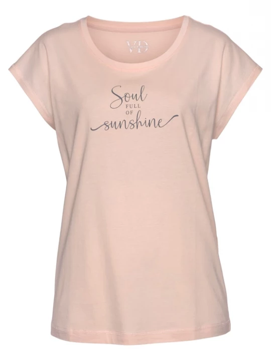 Foto van product VIVANCE Shirt nude / donkergrijs