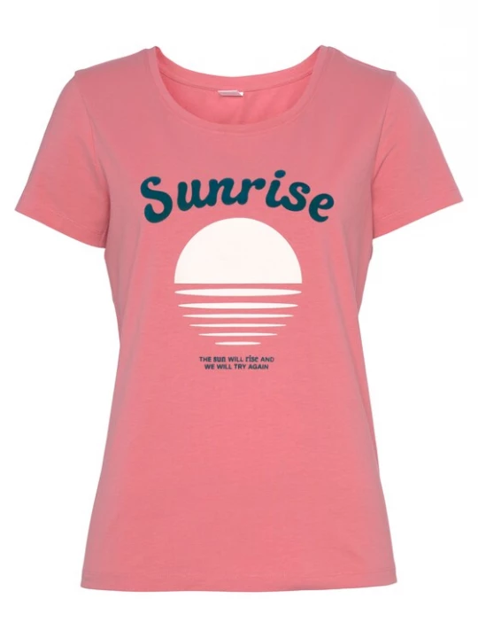 Foto van product VIVANCE Shirt pink / zwart / wit