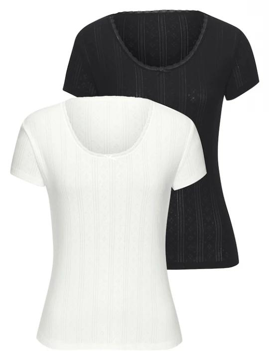 Foto van product VIVANCE Shirt zwart / wit
