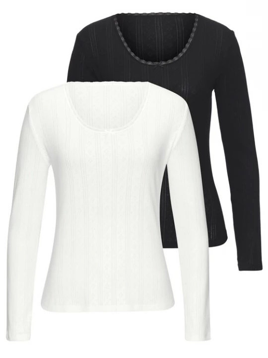 Foto van product VIVANCE Shirt zwart / wit