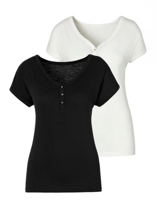 Foto van product VIVANCE Shirt zwart / wit