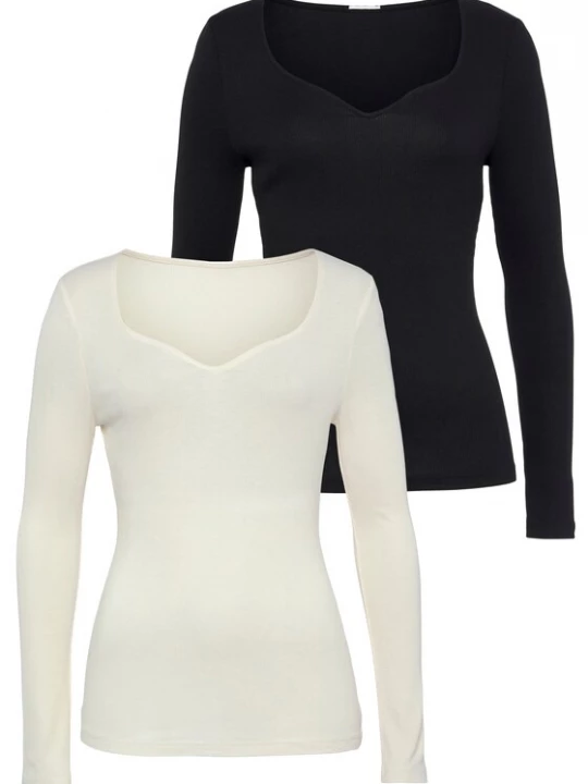 Foto van product VIVANCE Shirt zwart / wit