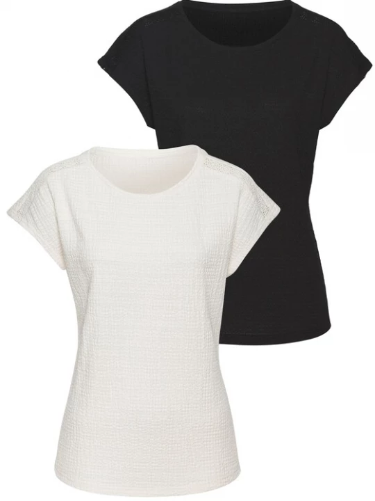 Foto van product VIVANCE Shirt zwart / wit