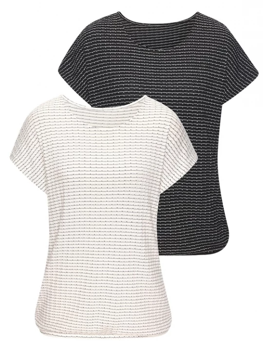 Foto van product VIVANCE Shirt zwart / wolwit