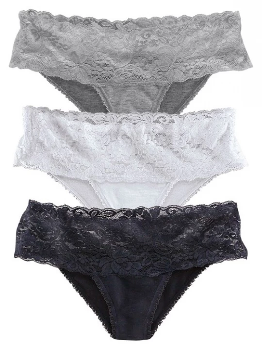 Foto van product VIVANCE Slip grijs / zwart / wit