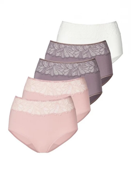 Foto van product VIVANCE Slip taupe / pastelroze / wit