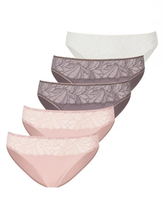 Foto van product VIVANCE Slip taupe / pastelroze / wit