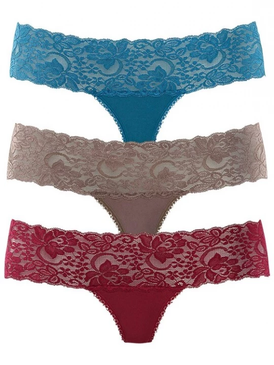 Foto van product VIVANCE String taupe / petrol / bordeaux