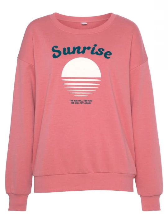 Foto van product VIVANCE Sweatshirt petrol / pink / wit