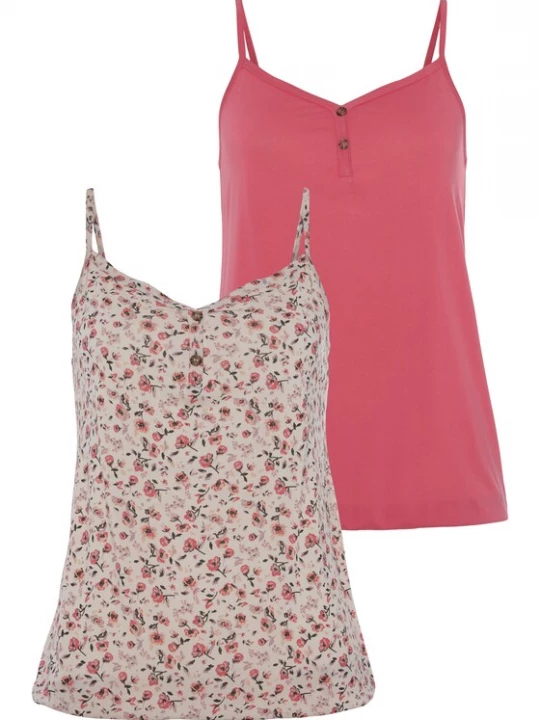 Foto van product VIVANCE Top beige / gemengde kleuren / bloedrood