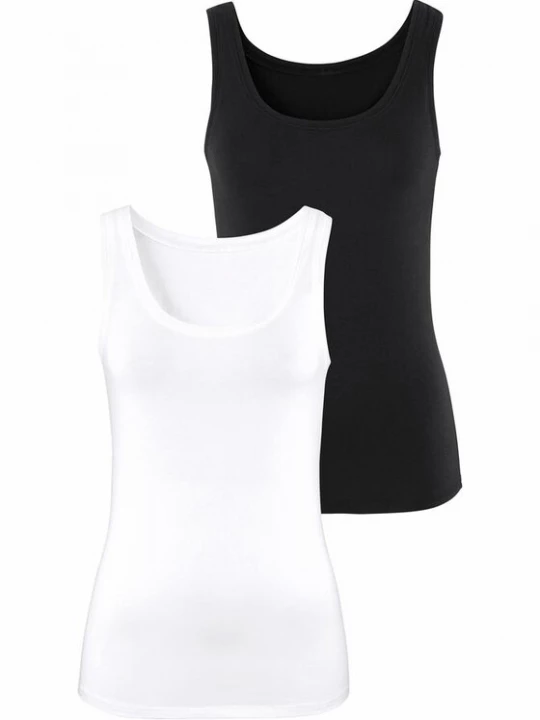 Foto van product VIVANCE Top zwart / natuurwit